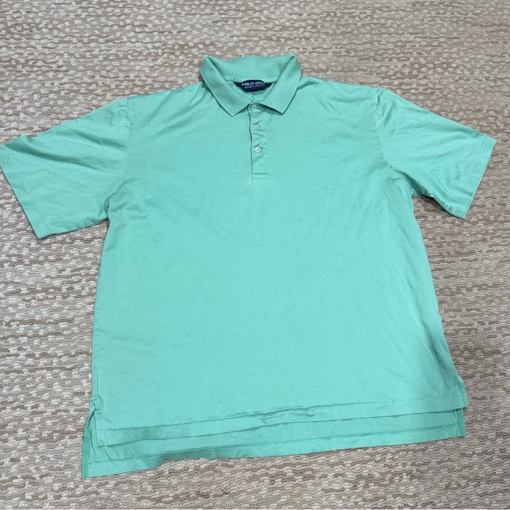 Light Green, Polo Golf Shirt, Short Sleeve